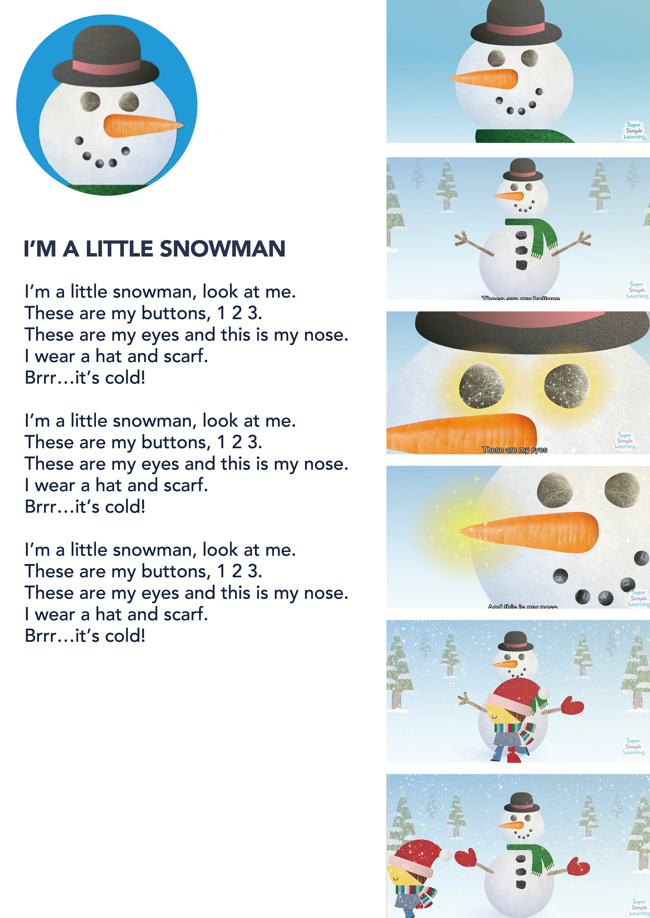 047 I'm A Little Snowman